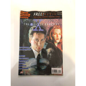 The X-Files Magazine #1 Winter 1996 Deluxe Edition w/ Poster & Trading Card New